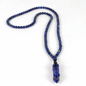M3009 Necklace Mala Lapis Lazuli