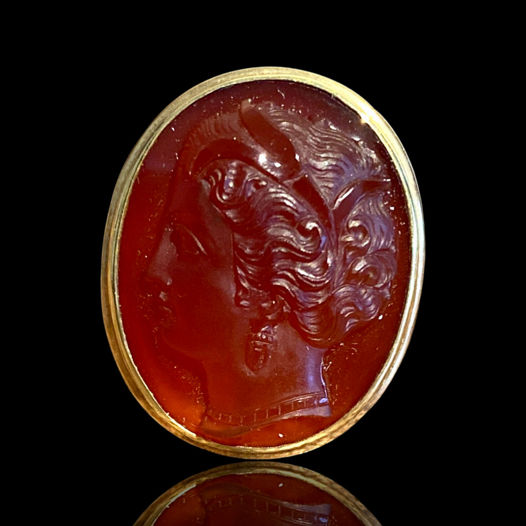 CAMEO GOLD RING 4034